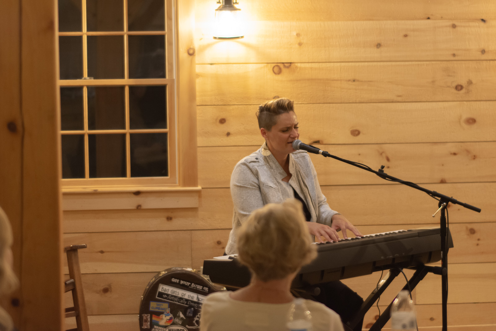 Chelsea Berry at the piano