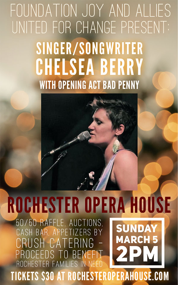 event Poster - Benefit concert for Rochester