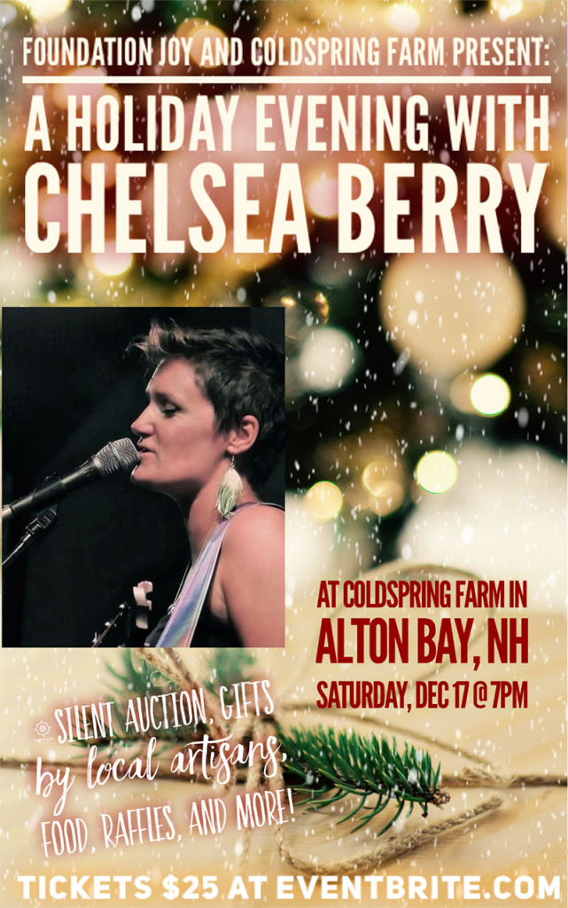 event poster - an evening with Chelsea Berry